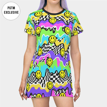 Psychedelic Smiley Dress